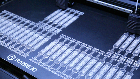 mask connectors printing in progress
