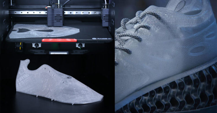 3D-Printed Shoe Upper Accelerates Small Batch Production