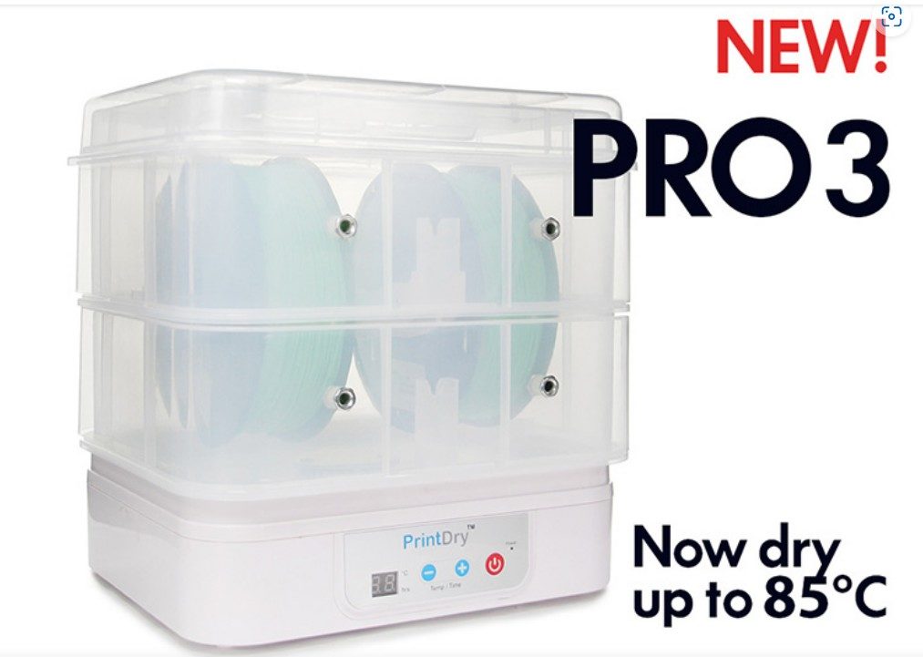 PrintDry Filament Dryer PRO3 Raise3D Reliable, Industrial Grade 3D