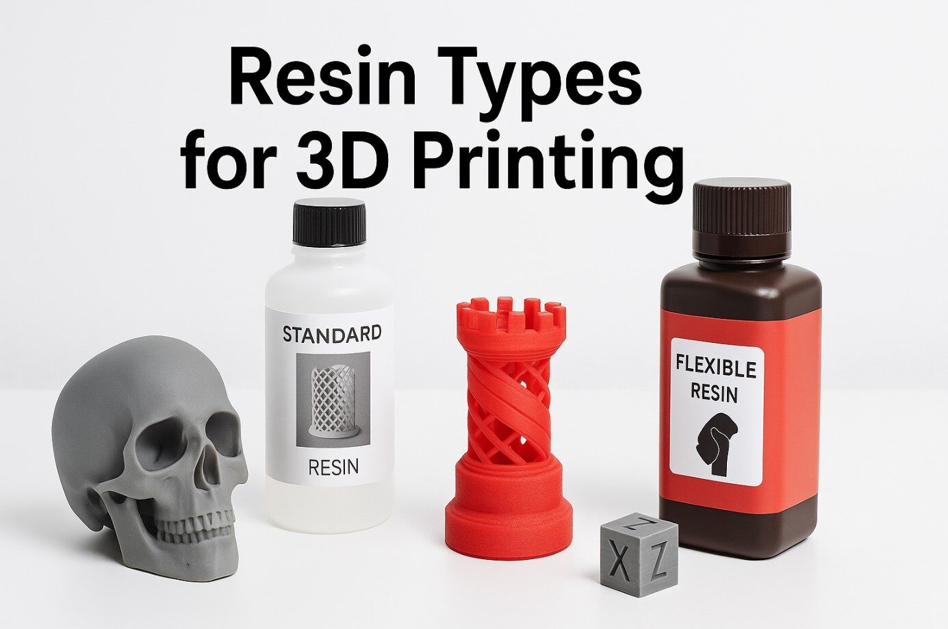 What are the 16 Different Resin Types for 3D Printing