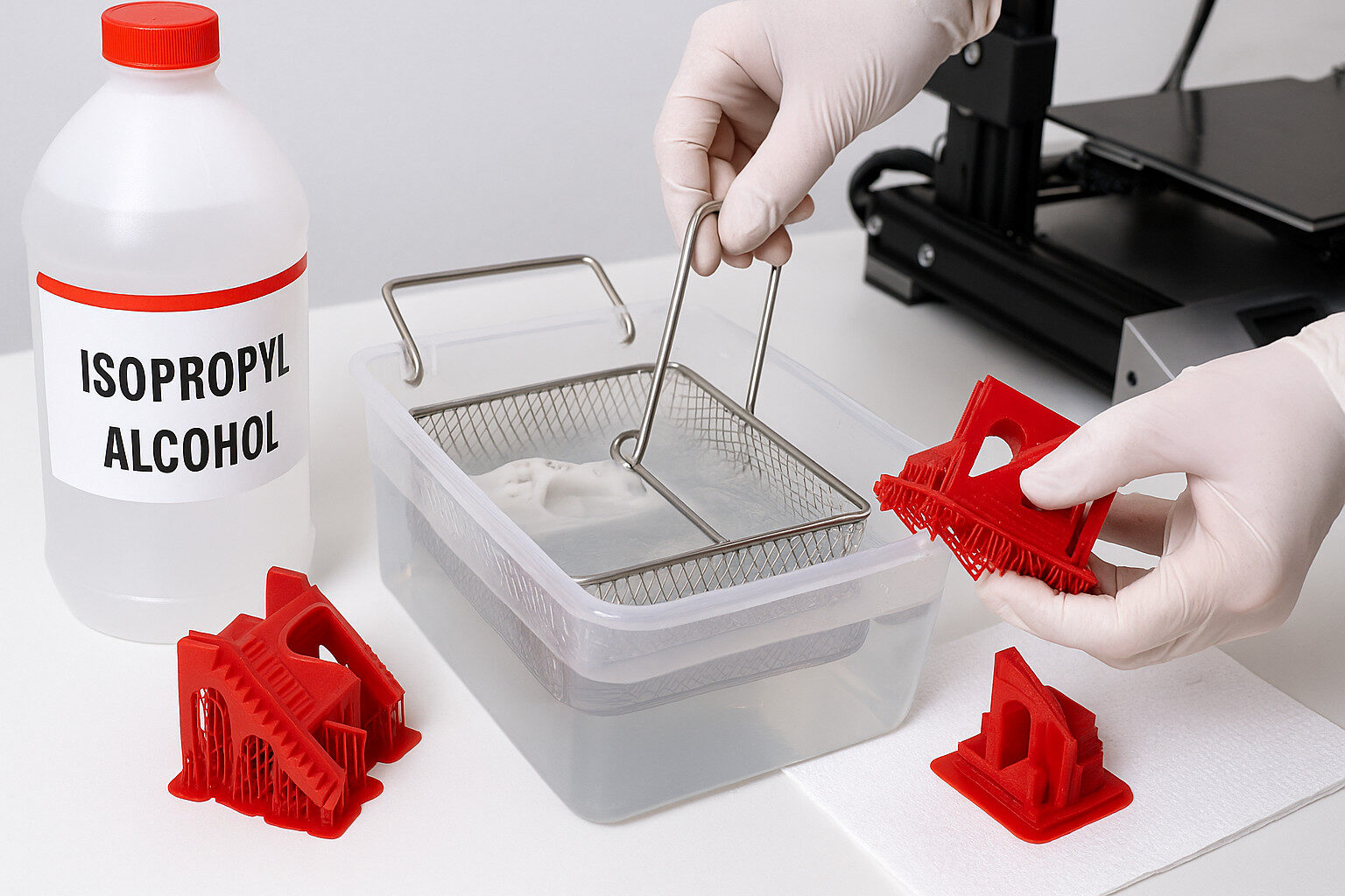 How to Clean Resin Prints: Steps, Cleaning Solvents & Tips